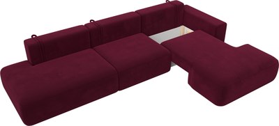 Диван угловой Лига Диванов Лига-036 Модерн Лонг правый / 121420