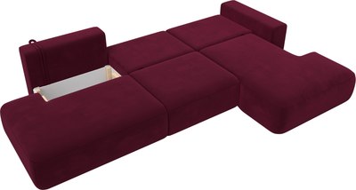 Диван угловой Лига Диванов Лига-036 Модерн Лонг правый / 121420