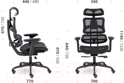 Кресло офисное Epik P-521-SB M007