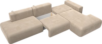 Диван угловой Лига Диванов Лига-036 Модерн Лонг правый / 121424