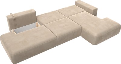 Диван угловой Лига Диванов Лига-036 Модерн Лонг правый / 121424