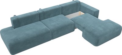 Диван угловой Лига Диванов Лига-036 Модерн Лонг правый / 121425