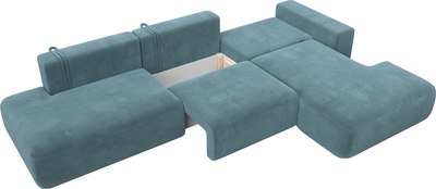 Диван угловой Лига Диванов Лига-036 Модерн Лонг правый / 121425