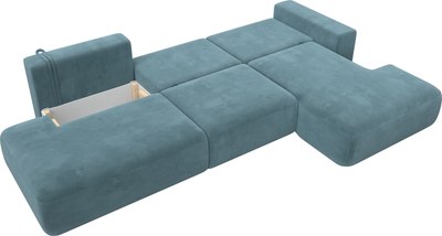 Диван угловой Лига Диванов Лига-036 Модерн Лонг правый / 121425