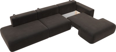 Диван угловой Лига Диванов Лига-036 Модерн Лонг правый / 121428