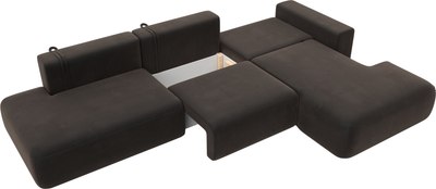 Диван угловой Лига Диванов Лига-036 Модерн Лонг правый / 121428