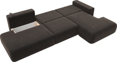 Диван угловой Лига Диванов Лига-036 Модерн Лонг правый / 121428