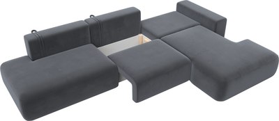 Диван угловой Лига Диванов Лига-036 Модерн Лонг правый / 121429