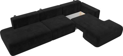 Диван угловой Лига Диванов Лига-036 Модерн Лонг правый / 121431