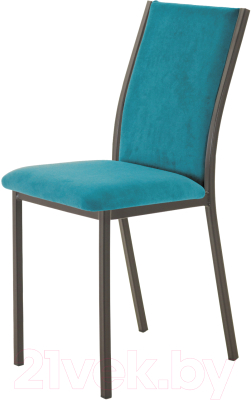 Стул AMC Comfort 2 Г Т2.13 (ткань бирюзовый/коричневый) - фото