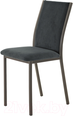 Стул AMC Comfort 2 Г Т2.16 (ткань антрацит/коричневый) - фото