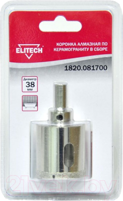 Коронка Elitech 1820.081700 - фото