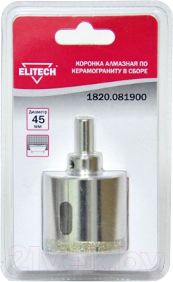 Коронка Elitech 1820.081900 - фото