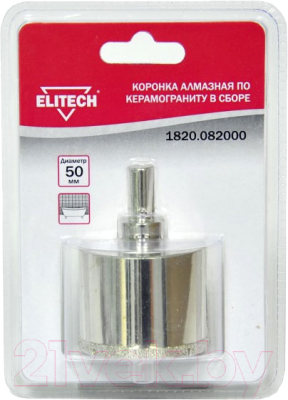 Коронка Elitech 1820.082000 - фото