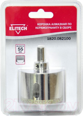Коронка Elitech 1820.082100 - фото