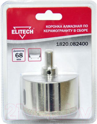 Коронка Elitech 1820.082400 - фото