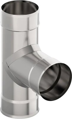 Тройник для дымохода UMKPRO 90 ф 130 AISI 439/1.0мм (К) h=310мм - фото