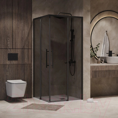 Душевой уголок Niagara NG-2828-34BLACK 80x80x195