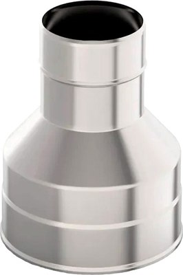 Переходник для дымохода UMKPRO ф 180х260 AISI 439/439 1.0мм/0.5мм (К) - фото