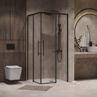 Душевой уголок Niagara NG-6830-34BLACK 100x100x195