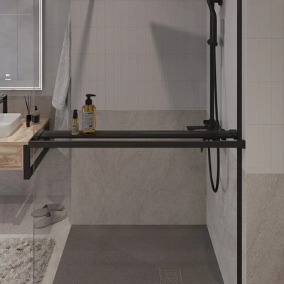 Душевая стенка Niagara NG-670-10ВLACK 100x195