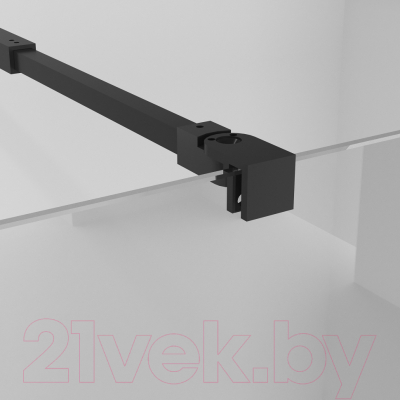 Душевая стенка Niagara NG-670-12ВLACK 120x195