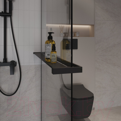 Душевая стенка Niagara NG-670-80ВLACK 80x195