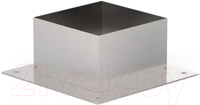 Потолочно-проходной узел дымохода UMKPRO КвХ ф 260 AISI 439/Оц 0.5мм/0.5мм - фото