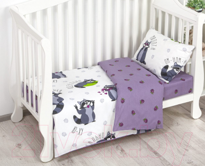 Комплект постельный для малышей АртПостель Енотики 922 - фото