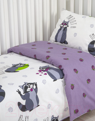 Комплект постельный для малышей АртПостель Енотики 922