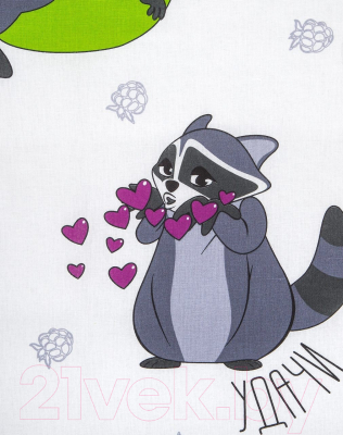 Комплект постельный для малышей АртПостель Енотики 922