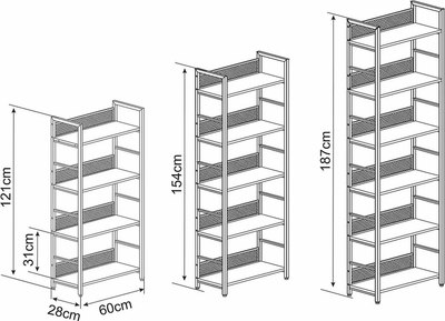 Стеллаж Signal Raw R4