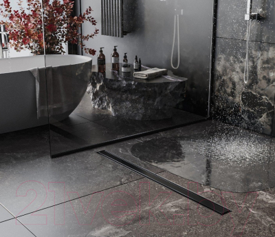 Трап для душа Roxen Supra Black 91050-60