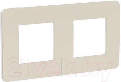 Рамка для выключателей и розеток Schneider Electric Unica NU280424 - фото