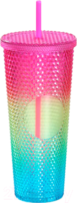 Многоразовый стакан Miniso Rainbow Model B / 7832 - фото