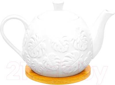 Заварочный чайник Elan Gallery Тропики / 540804  - фото