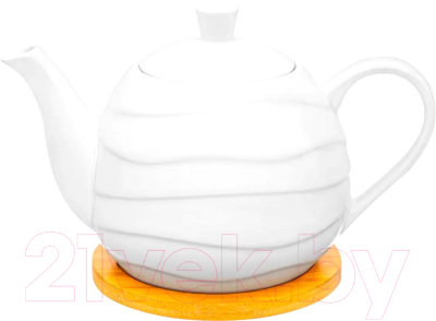 Заварочный чайник Elan Gallery Айсберг волны / 540832  - фото