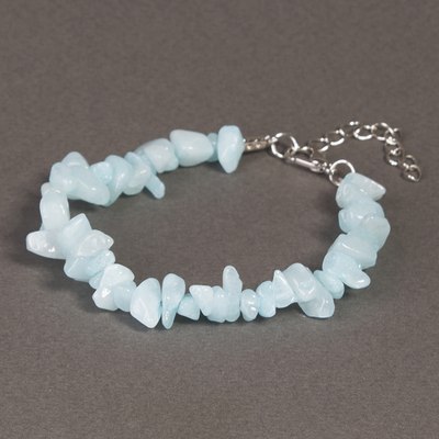 Браслет Wolves Аквамарин 3002 - фото