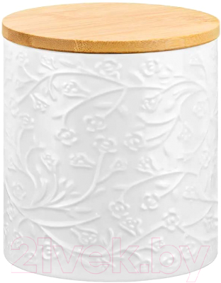 Емкость для хранения Elan Gallery Веточки-цветочки / 950264  - фото