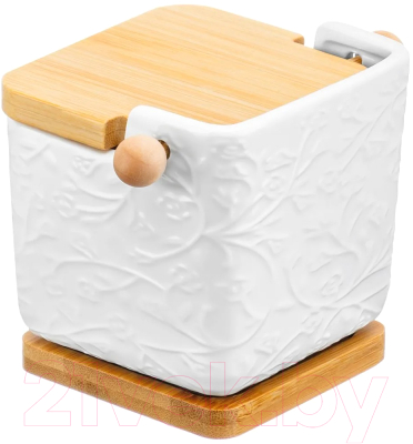 Емкость для хранения Elan Gallery Веточки-цветочки / 950247