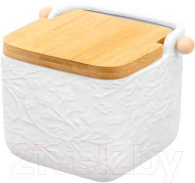 Емкость для хранения Elan Gallery Веточки-цветочки / 950307 - фото