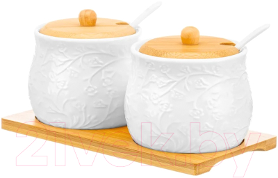 Набор емкостей для хранения Elan Gallery Веточки-цветочки / 950288