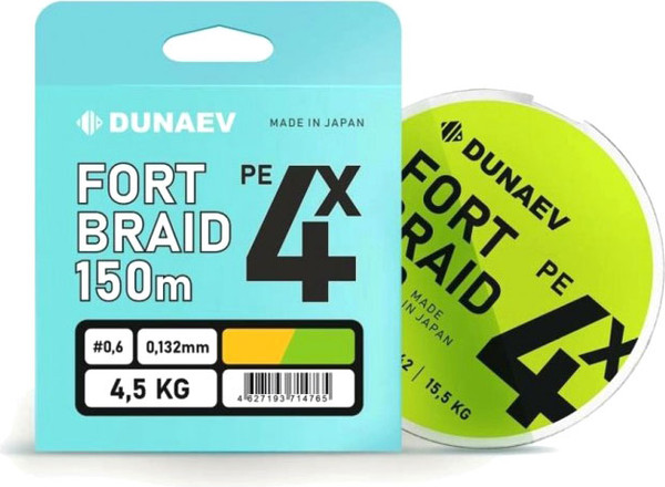 Леска плетеная Dunaev Fortbraid PEx4 DVW011 - фото