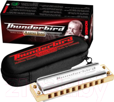 Губная гармошка Hohner Marine Band Thunderbird LLF / M201175 - фото