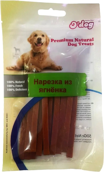 Лакомство для собак O'dog Нарезка из ягненка - фото