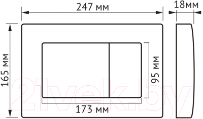 Унитаз подвесной с инсталляцией Berges Quattro S Rimless / 043364
