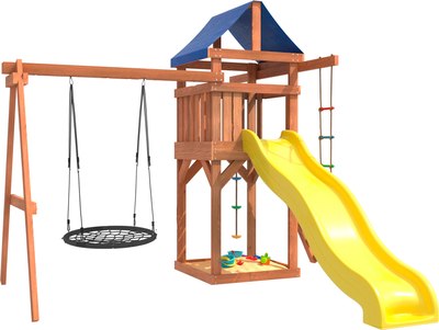 Игровой комплекс National Tree Company С качелями гнездо 100 IgroWoods ДП-12 - фото