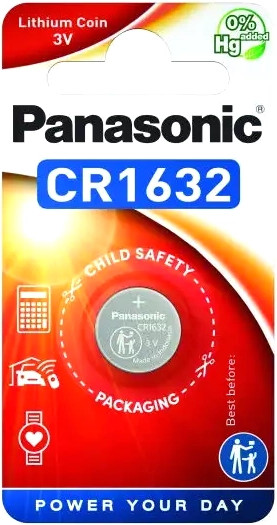Батарейка Panasonic CR-1632EL/1B - фото