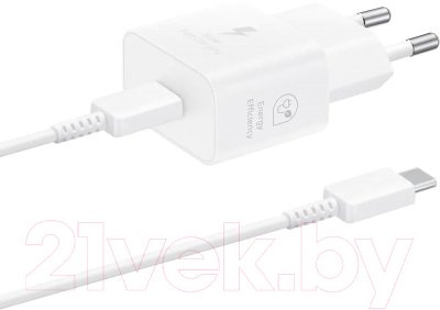 Зарядное устройство сетевое Samsung EP-T2510XWEG - фото