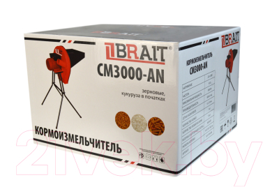 Измельчитель зерна электрический Brait СМ3000-AN